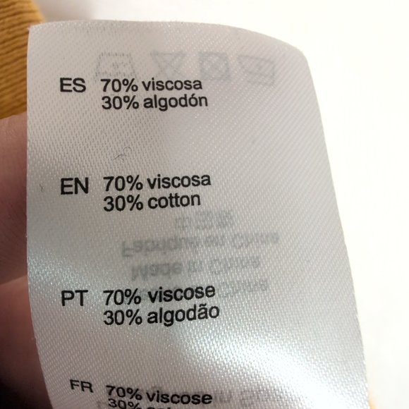 Campania Fantastica Yellow Sleeveless Crewneck Top M - Picture 6 of 6